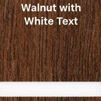 Laser Engraved Plastic Desk Plates | Custom Office Name Plates  | 2" x 8"